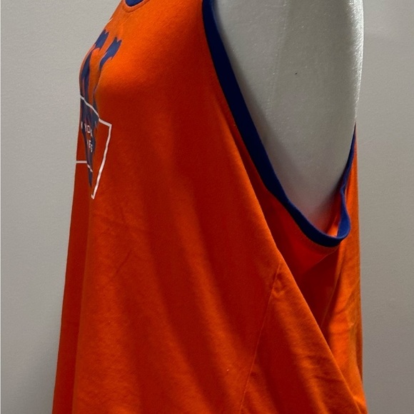 Mlb NY Mets Nike Women's X-Ray Racerback Performance Tank Top - Orange size XL - Picture 2 of 5